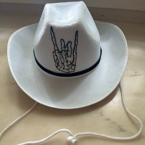 Til Death Do Us part White Custom Cowboy Hat